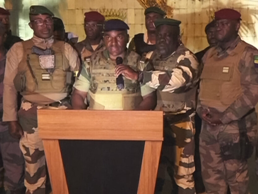 Military officers in Gabon declare coup and place president under house arrest