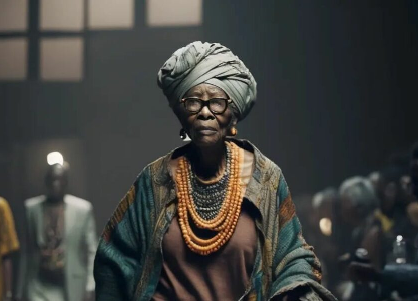 Nigerian Artist Creates AI Fashion Show for Elderly